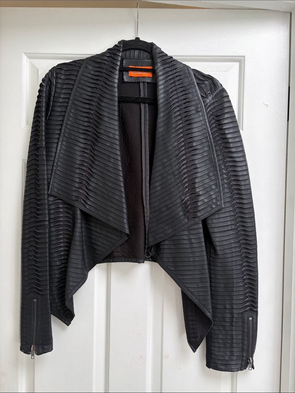 Patrizia Luca Faux Leather Jacket